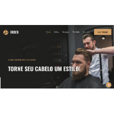 Site para Barbearia Gratuito